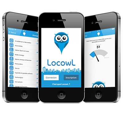 Création charte graphique pour application mobile LocowL, logo